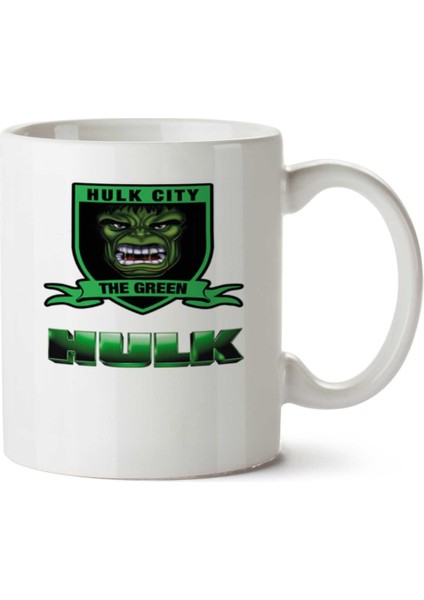 Hulk Modelo 6 Iki Tarafı Baskılı Kupa Bardak