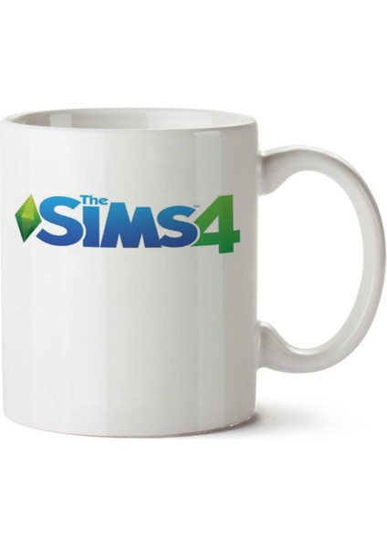 The Sims 4 Iki Tarafı Baskılı Kupa Bardak