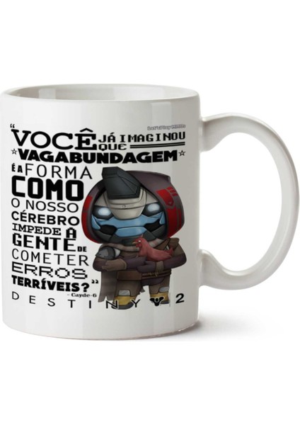 Destiny 2, Cayde-6 Vagabundagem Iki Tarafı Baskılı Kupa Bardak