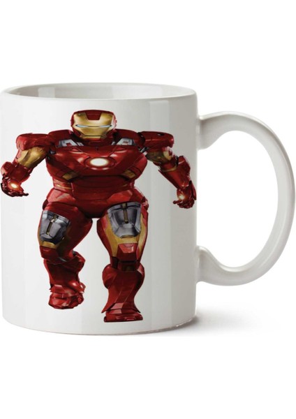 Iron Man (2) Iki Tarafı Baskılı Kupa Bardak