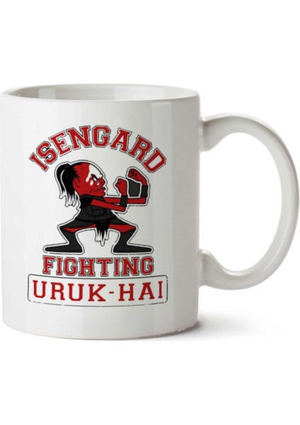 Isengard Dövüş Uruk Hai Yüzüklerin Efendisi Iki Tarafı Baskılı Kupa Bardak