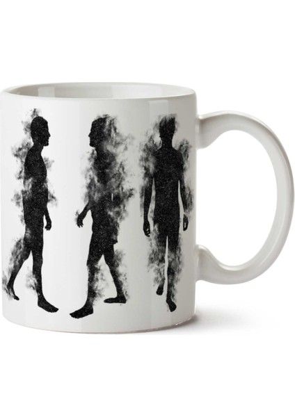 Ghost-Free-Png-Image Iki Tarafı Baskılı Kupa Bardak