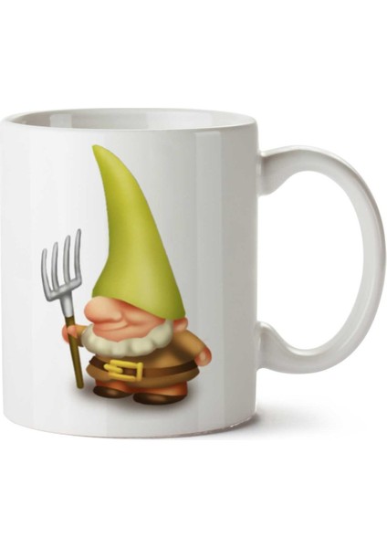 Gnome-Png-Hd Iki Tarafı Baskılı Kupa Bardak