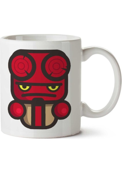 Simpler Hellboy Anung Un Rama Iki Tarafı Baskılı Kupa Bardak