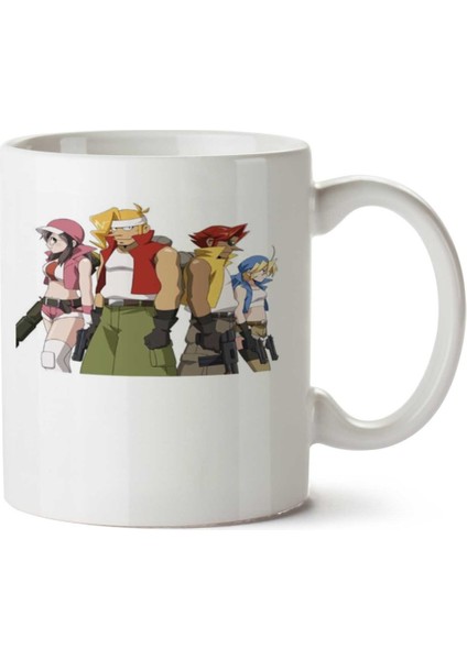 Metalslug Iki Tarafı Baskılı Kupa Bardak