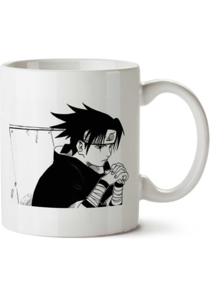 Naruto Sasuke Iki Tarafı Baskılı Kupa Bardak