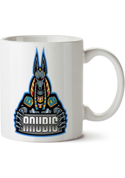 Anubis Ss Iki Tarafı Baskılı Kupa Bardak