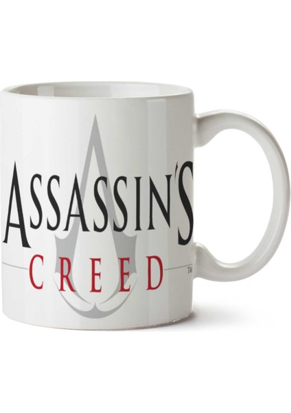 Assassıns Creed Logo.png Iki Tarafı Baskılı Kupa Bardak