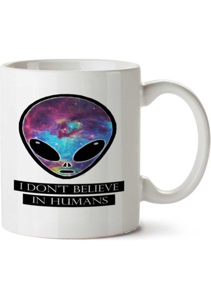 Chameleon Ufo Iki Tarafı Baskılı Kupa Bardak