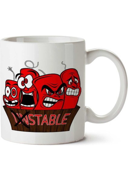 Stable Of A Box Of Dynamıte Iki Tarafı Baskılı Kupa Bardak