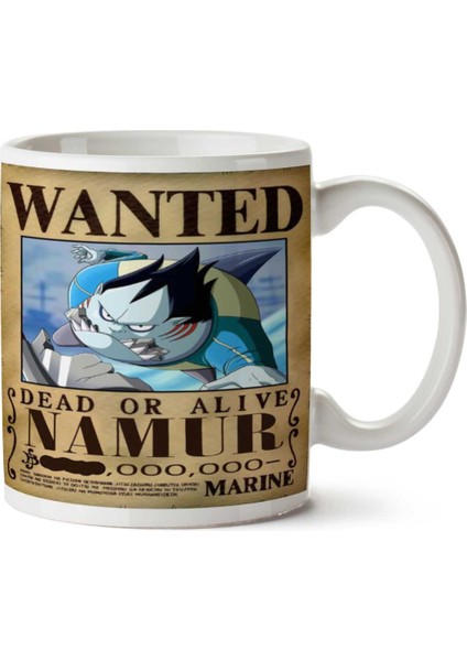 Wanted Namur Anime Aranıyor Iki Tarafı Baskılı Kupa Bardak