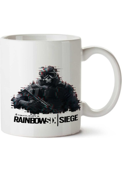 Rainbow Six Siege 44 Iki Tarafı Baskılı Kupa Bardak