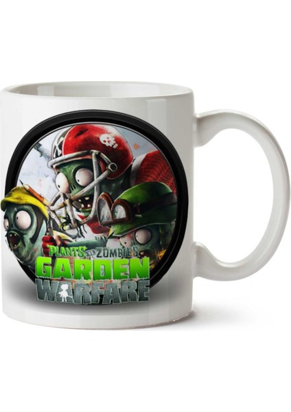 Plants-Vs-Zombies-Garden-Warfare-Png-File Iki Tarafı Baskılı Kupa Bardak