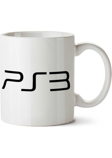 Playstation-Png-Image-Png-Clipart Iki Tarafı Baskılı Kupa Bardak