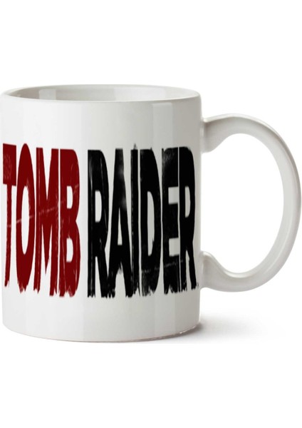 Tomb Raider Iki Tarafı Baskılı Kupa Bardak