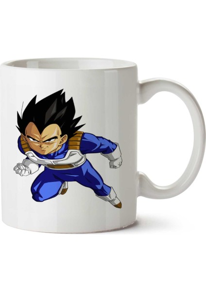 Vegeta Uçuş Iki Tarafı Baskılı Kupa Bardak