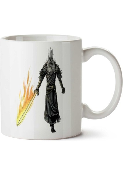 Dark-Souls-Png-Image Iki Tarafı Baskılı Kupa Bardak
