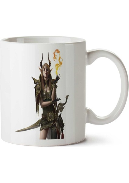Fantasy-Free-Png-Image Iki Tarafı Baskılı Kupa Bardak