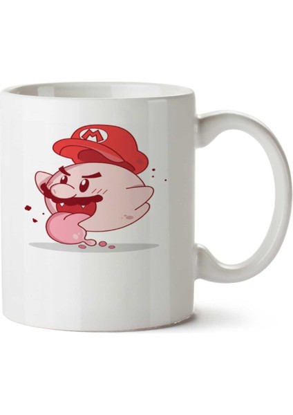 Ghost Mário Iki Tarafı Baskılı Kupa Bardak