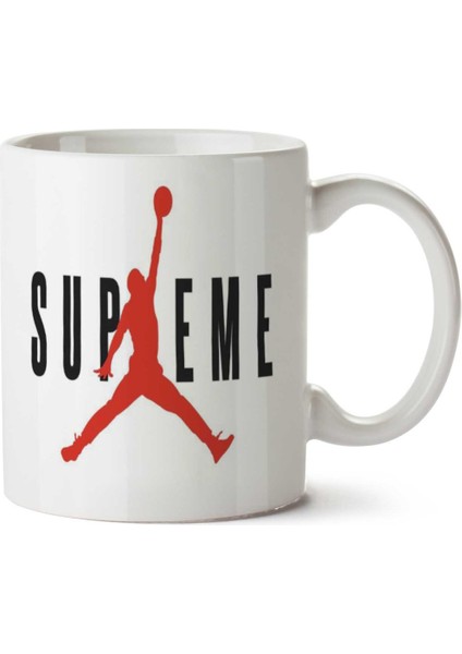 Supreme Jordan Iki Tarafı Baskılı Kupa Bardak