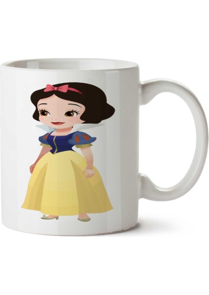 Snow-White-Png-Hd Iki Tarafı Baskılı Kupa Bardak