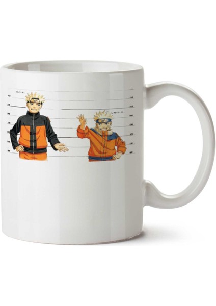 Naruto Suçlu Iki Tarafı Baskılı Kupa Bardak