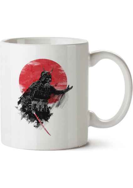 Darth Vader Samurai Iki Tarafı Baskılı Kupa Bardak
