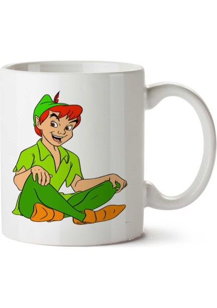 Peter-Pan-Transparent Iki Tarafı Baskılı Kupa Bardak