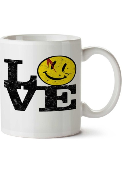 Watchmen Love Iki Tarafı Baskılı Kupa Bardak