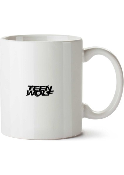 Teen Wolf Küçük Yazı Iki Tarafı Baskılı Kupa Bardak