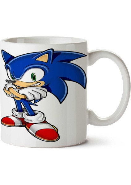 Sonic-The-Hedgehog-Png-11 Iki Tarafı Baskılı Kupa Bardak