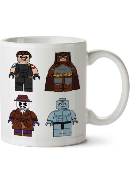 LEGO Watchmen Iki Tarafı Baskılı Kupa Bardak