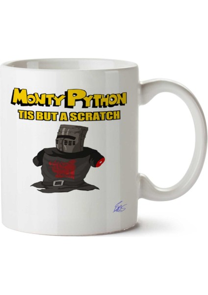 Monty Python Black Knight Iki Tarafı Baskılı Kupa Bardak