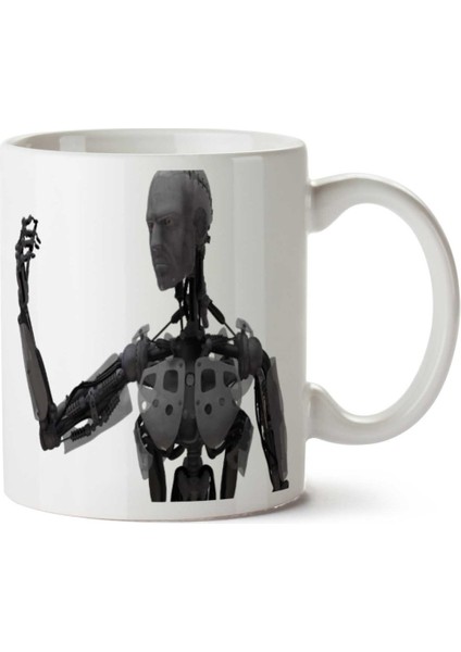 Cyborg-Png-Picture Iki Tarafı Baskılı Kupa Bardak