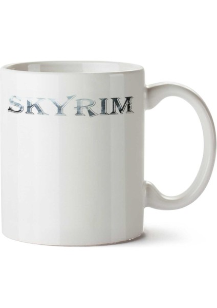 Skyrim 222 Iki Tarafı Baskılı Kupa Bardak