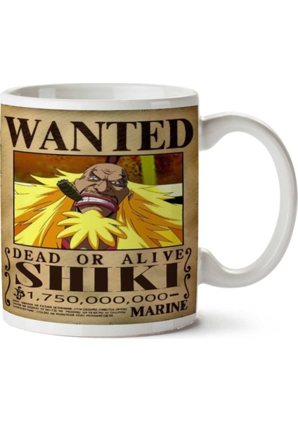 Wanted Shiki Anime Aranıyor Iki Tarafı Baskılı Kupa Bardak