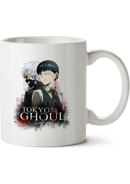 Tokyo Ghoul Anime Iki Tarafı Baskılı Kupa Bardak