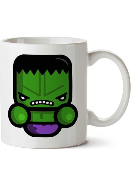 Simpler The Incredible Hulk Bruce Banner Iki Tarafı Baskılı Kupa Bardak