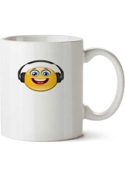 Smilles Iki Tarafı Baskılı Kupa Bardak