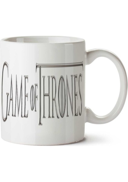 Game-Of-Thrones-Logo Iki Tarafı Baskılı Kupa Bardak