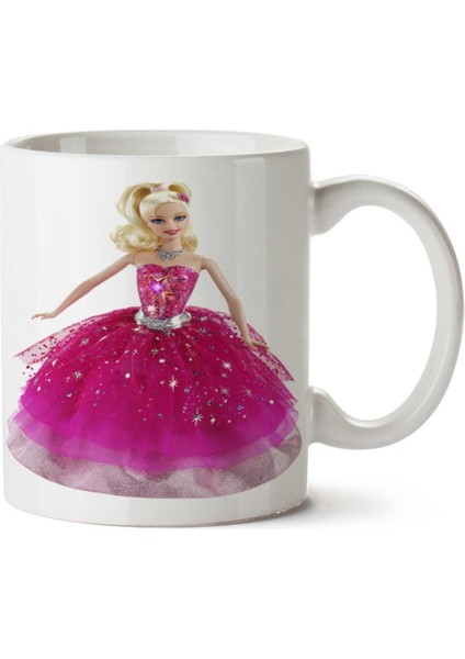 Barbie-Doll-Free-Png-Image.png Iki Tarafı Baskılı Kupa Bardak