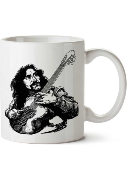 Barış Manço Gitar.png Iki Tarafı Baskılı Kupa Bardak