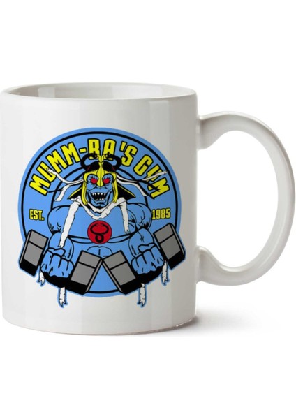 Mumm Ras Gym Thundercats Iki Tarafı Baskılı Kupa Bardak