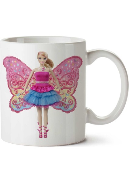 Barbie-Doll-Png-Picture.png Iki Tarafı Baskılı Kupa Bardak