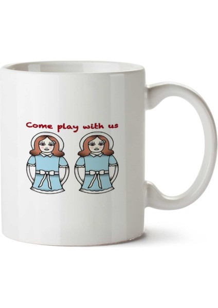 Shining Twins Matrioska Iki Tarafı Baskılı Kupa Bardak