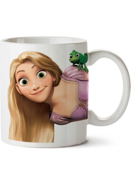 Rapunzel-Free-Png-Image Iki Tarafı Baskılı Kupa Bardak
