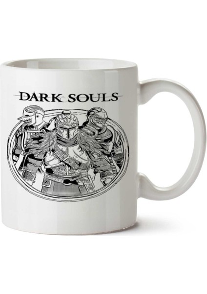 Dark Souls1 Iki Tarafı Baskılı Kupa Bardak