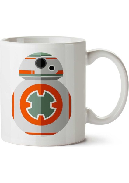 Star Wars Bb8 Droid Episode Vıı The Force Awakens Iki Tarafı Baskılı Kupa Bardak