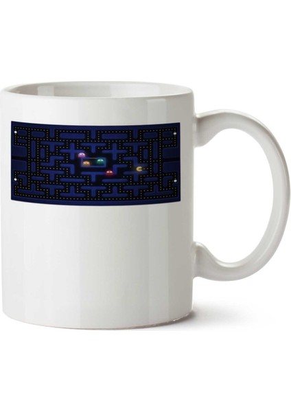 Pac-Man Efsane Oyun 11 Iki Tarafı Baskılı Kupa Bardak