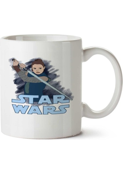 Rey - Star Wars Iki Tarafı Baskılı Kupa Bardak